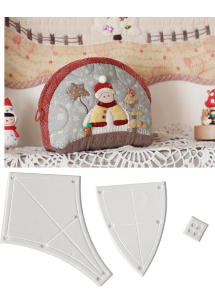 Çizim Için Şablon Dikiş Makinesi Dıy Tool Kit Şablonu (Yurt Dışından)