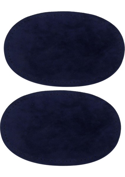 6xsew-On Oval Dirsek/diz Yamaları Kordon Kot Pantolon Onarım Zanaat Dikiş Aplike Mavi 6 Adet (Yurt Dışından)