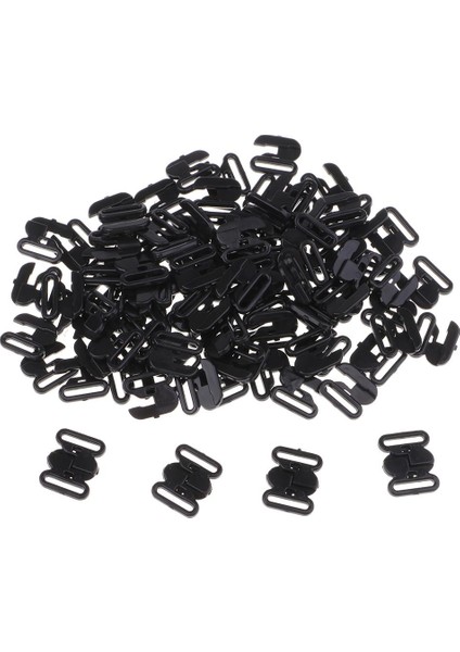 3X50 Set Sutpu Kayış Ayarlayıcı Kaydırıcı Kanca Iç Çamaşırı Tokası Klipsler Siyah 3 Adet (Yurt Dışından) fiyatları