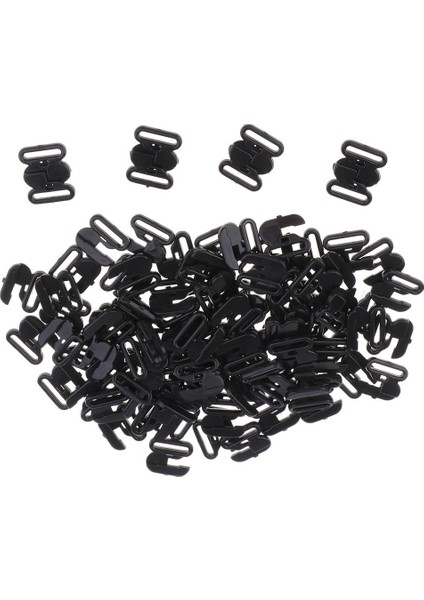 3X50 Set Sutpu Kayış Ayarlayıcı Kaydırıcı Kanca Iç Çamaşırı Tokası Klipsler Siyah 3 Adet (Yurt Dışından) modelleri