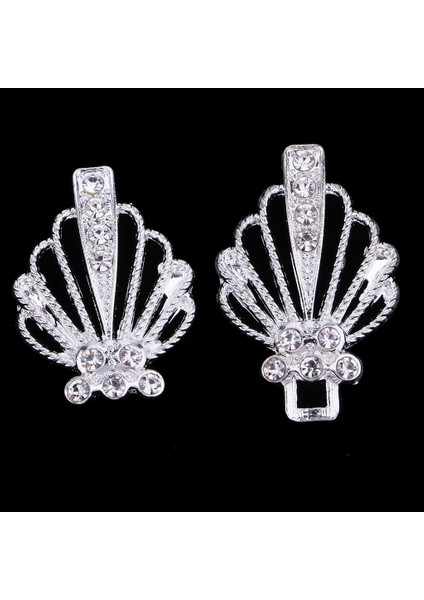 3xcrystal Düğün Kapanma Kancası ve Dik Toka Dikiş Malzemeleri Için Beyaz 3 Adet (Yurt Dışından)