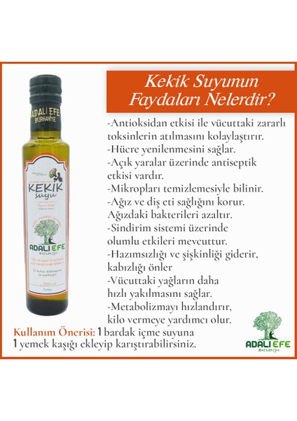 Kekik Suyu 250 ml