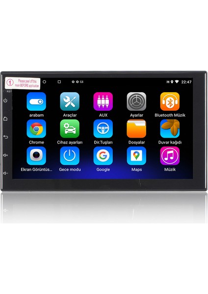 Peugeot Boxer Android 12 Carplay Multimedya Universal Double Ekran Teyp 2gb Ram