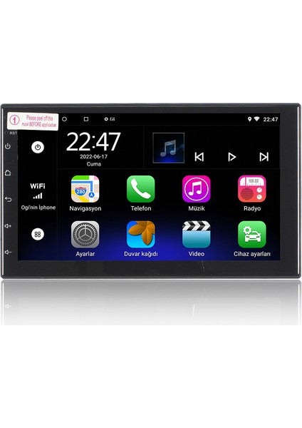 Peugeot Boxer Android 12 Carplay Multimedya Universal Double Ekran Teyp 2gb Ram