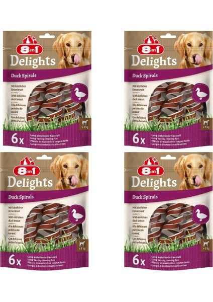 Smart Delights Duck Spirals Ördekli Burgu Köpek Ödülü 6lı x 4ADET