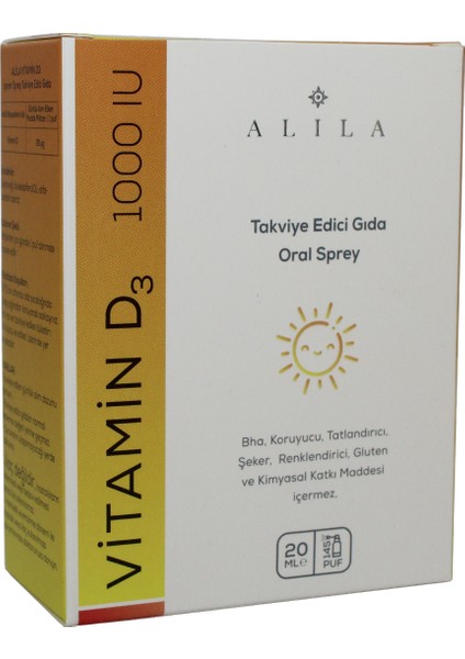 Vitamin D3 1000 Iu 20 ml Sprey