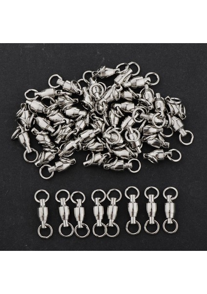 0pcs Top Yatağı Döner Balık Avı Çırpınma Kanca Katı Uçuşlar 5 fiyatları