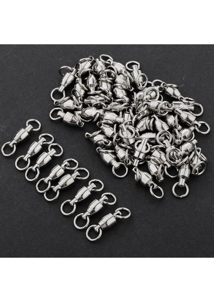 0pcs Top Yatağı Döner Balık Avı Çırpınma Kanca Katı Uçuşlar 5 modelleri