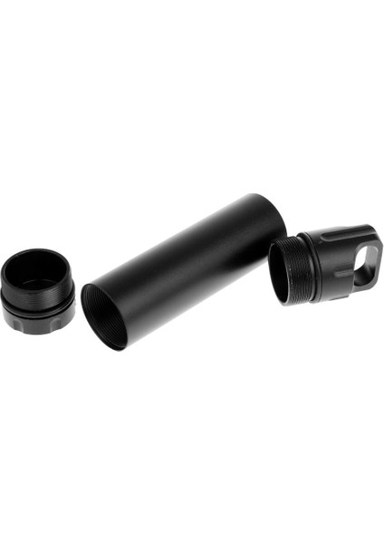 Su Geçirmez Alüminyum Kutu Kasası Şişe Kapsül Kabı Siyah indirimleri