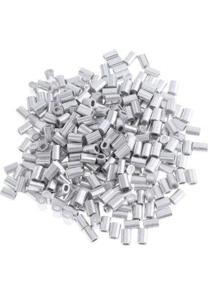 100PCS Çift Namlu Kolları Alüminyum Balıkçılık Hattı Tüpü 0.8- 2.0mm fiyatları