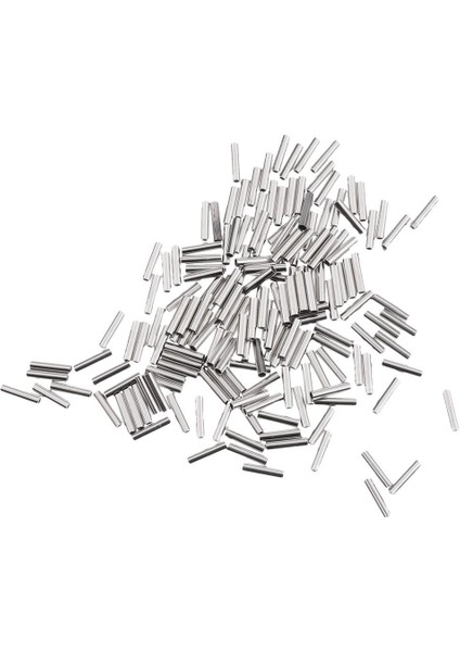 200PCS Tek Pirinç Balıkçı Bakır Tüpü Tel Lider Kolları 1mm-2.4mm