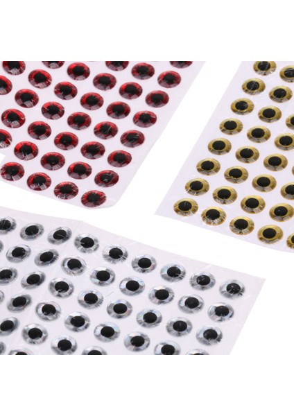 300PCS 8mm 3D Holografik Gözler Diy Sinek Bağlama Jigs El Sanatları(Yurt Dışından) fırsatları