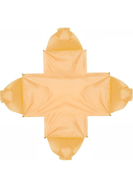 Kendini Şişiren Uyku Pedi Yastık Çadır Piknik Paspas Sarı ile