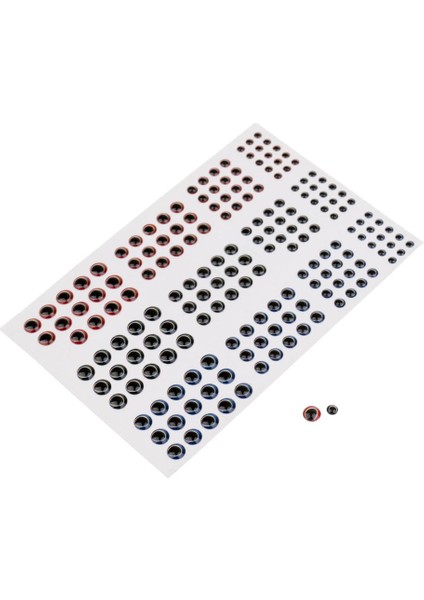 183PCS Gözler Holografik Gözler Diy El Sanatları Gözleri 3mm, 4mm, 5mm, 6mm modelleri
