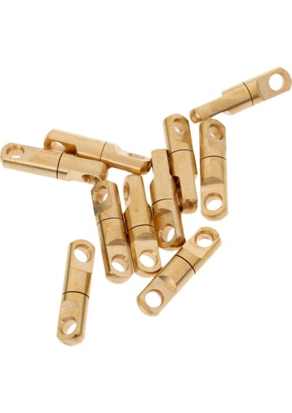 10 Adet Pirinç Ağır Hizmet Döner Katı Balıkçılık Konnektörü 3.5mm/ 4mm/ - 6mm