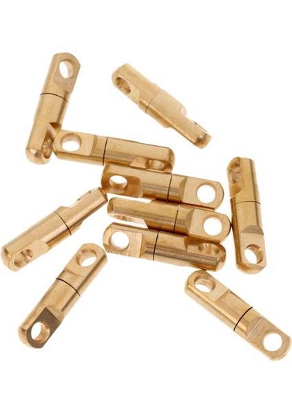 10 Adet Pirinç Ağır Hizmet Döner Katı Balıkçılık Konnektörü 3.5mm/ 4mm/ - 6mm fiyatları