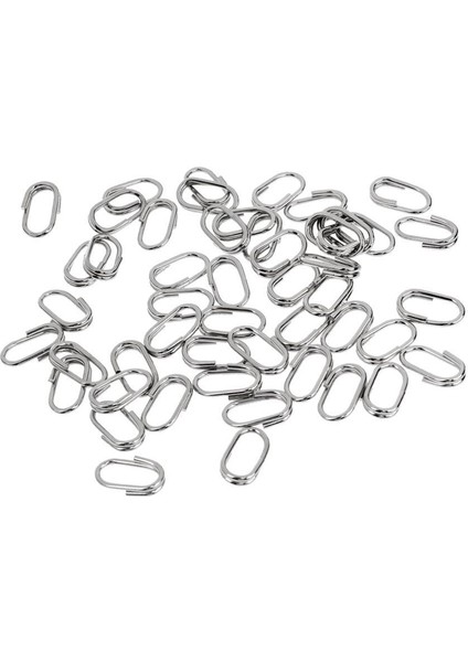 50PCS Paslanmaz Çelik Bölünmüş Halkalar Balıkçılık Konektörleri 2# fiyatları