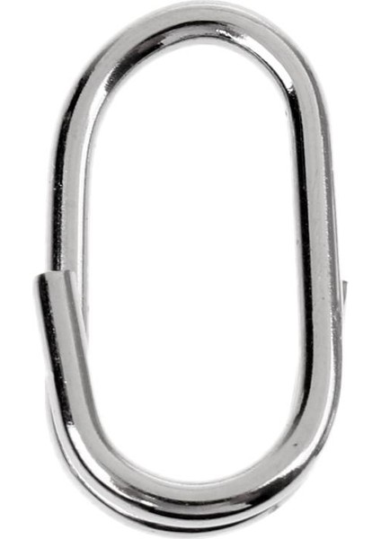 50PCS Paslanmaz Çelik Bölünmüş Halkalar Balıkçılık Konektörleri 2# indirimleri