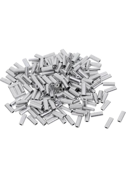 200X Balıkçılık Hattı Kelepçesi Kollu Çift Namlu Bakır Kollu Deli 1.2mm(Yurt Dışından) fiyatları