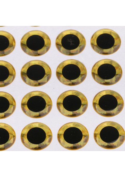 100PCS 3D Holografik Cazibe Gözleri Sinek Bağlama Cazibesi El Sanatları Balıkçılık Diy Zanaat 12MM modelleri
