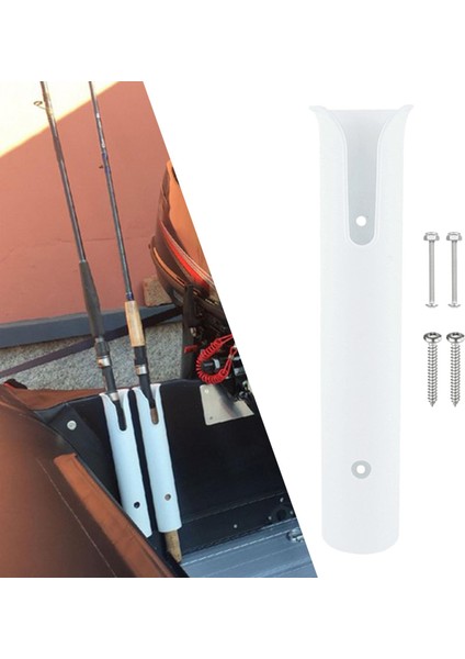 Balıkçı Çubuk Tutucu Kutup Rafı Stand Taşınabilir Beyaz modelleri