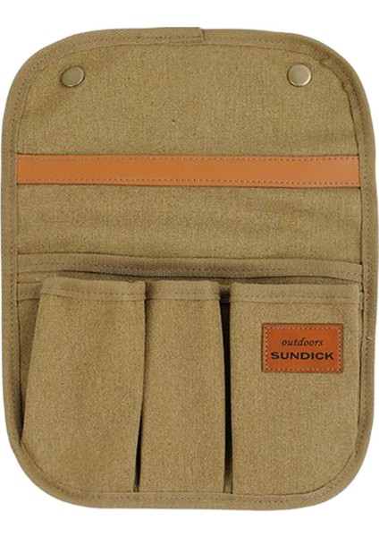 Kamp Atıştırmalıkları Için Koltuk Yan Kol Odası Organizatörü Cep Telefonu Haki