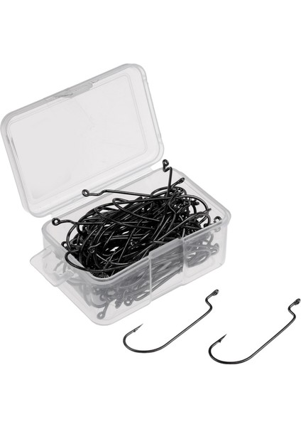 100X Balıkçılık Kancası 1/0, 2/0, 3/0, 4/0 1#(Yurt Dışından)