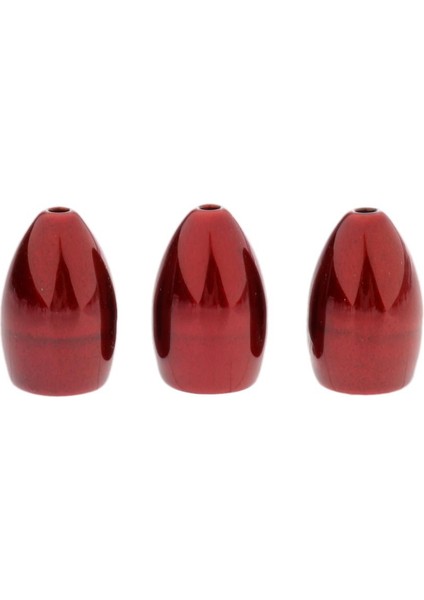 Tungsten Platin Solucanı/çevirme Ağırlıkları Bas Balıkçılık Platin Eksiz 10.6g 3pcs Kırmızı fiyatları