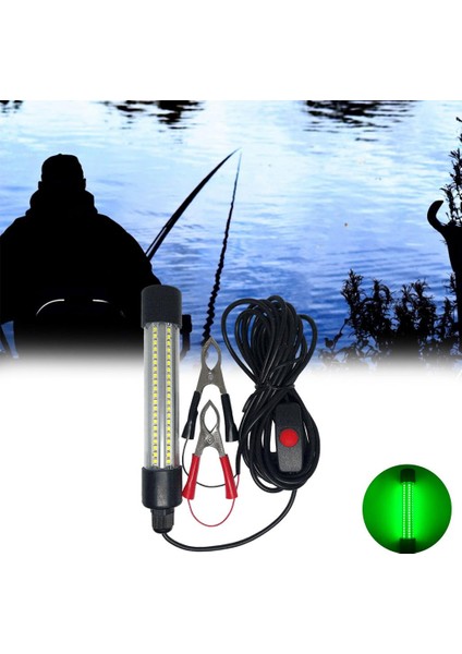 Süper Parlak Sazan Balıkçılık Işık Sualtı Derin Balıklar Lamba Yeşil Işık fırsatları