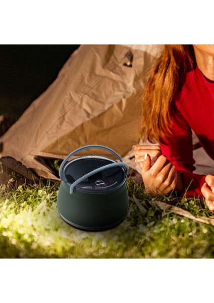 Katlanabilir Pişirme Tencere Yürüyüşü Kaynar Su Su Isıtıcısı Kazan Çay Pot Malzemeleri Yeşil fiyatları