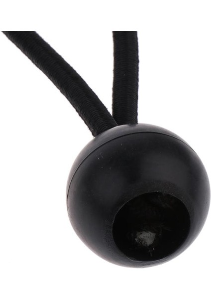 10PCS 162MM/6.3 "ball Bungee Kablo Kayışı Kanopi Siyah