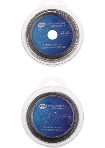 Balıkçı Çelik Tel Balıkçılık Lideri Hattı 10M Örgülü Lider Kablolar ve Sırp Kılıf (Yurt Dışından)