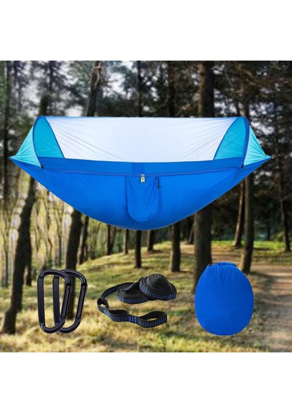Net Tek Asılı Uyku Yatağı Hafif Mavi ile Kamp Hamak indirimleri