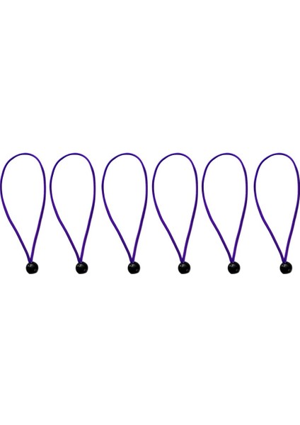 6pcs 15CM Güçlü Dayanıklı Top Bungee Kablosu Muşamba Kanopi Bağları Elastik Kayışlar