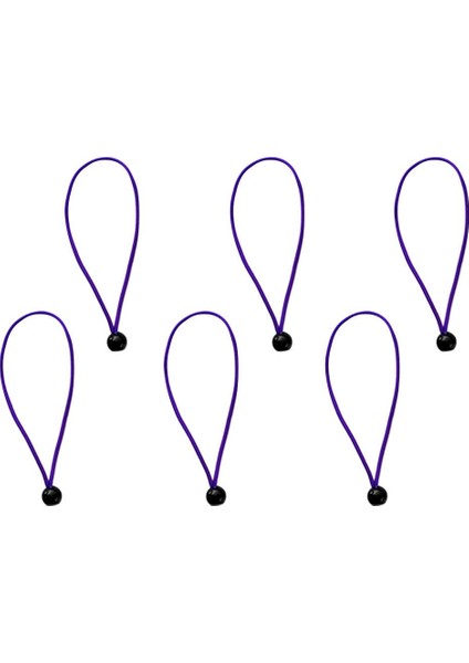 6pcs 15CM Güçlü Dayanıklı Top Bungee Kablosu Muşamba Kanopi Bağları Elastik Kayışlar
