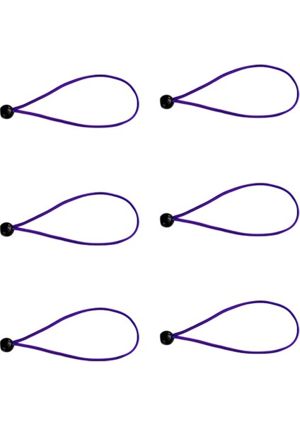 6pcs 15CM Güçlü Dayanıklı Top Bungee Kablosu Muşamba Kanopi Bağları Elastik Kayışlar