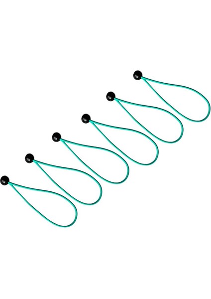 6pcs 15CM Güçlü Dayanıklı Top Bungee Kablosu Muşamba Kanopi Bağları Elastik Kayışlar Yeşil modelleri