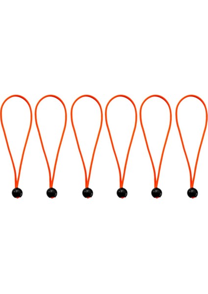 6 Adet 15 cm Ağır Hizmet Tipi Top Bungee Kordon Bağ Aşağı Kordon Kanopi Kayışları Turuncu fiyatları