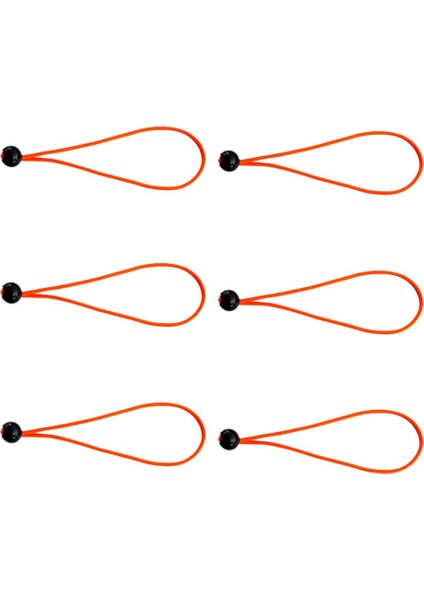 6 Adet 15 cm Ağır Hizmet Tipi Top Bungee Kordon Bağ Aşağı Kordon Kanopi Kayışları Turuncu modelleri