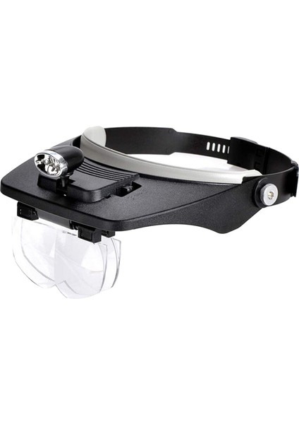 Kafa Bant W/ LED Lamba Kulaklık Büyütme Gözlükleri Visor Handfree modelleri