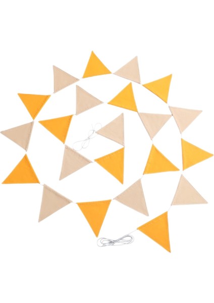 Kamp Pennant Banner Üçgen Bayraklar El Sanatları Parti Festivali Yıldönümü Dekoru