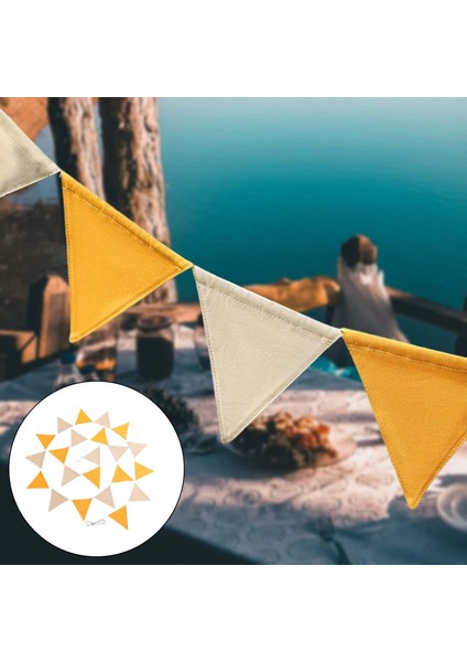 Kamp Pennant Banner Üçgen Bayraklar El Sanatları Parti Festivali Yıldönümü Dekoru modelleri