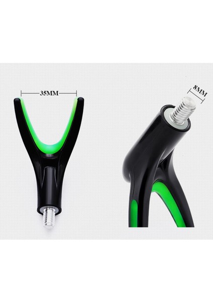 Çubuk Çubukları Için 2pcs Aydınlık Olta Çubuğu Tutucusu