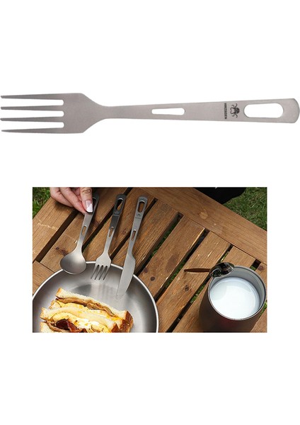 Taşınabilir Tiyum Çatal Teşheri Kaşık Kamp Mutfak Tesisleri Ev Seyahat Takım Yemeği(Yurt Dışından) indirimleri