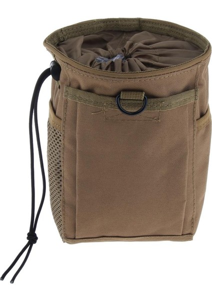 Drawstring Kamp Çantası Açık Hava Geri Dönüşüm Organizatör Depolama Torbası Kahverengi (Yurt Dışından)