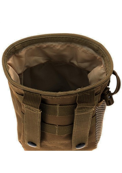 Drawstring Kamp Çantası Açık Hava Geri Dönüşüm Organizatör Depolama Torbası Kahverengi (Yurt Dışından)