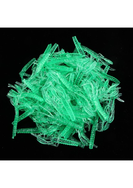 100X Yumuşak Jöle Cazibesi Kıvırcık Yapay Yemler(Yurt Dışından) fırsatları