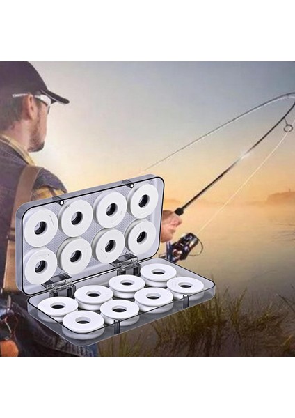 Balıkçılık Kutusu Sarma Tahtası Köpük Makaraları Dayanıklı 16PCS Köpük Makara Hediyesi fırsatları