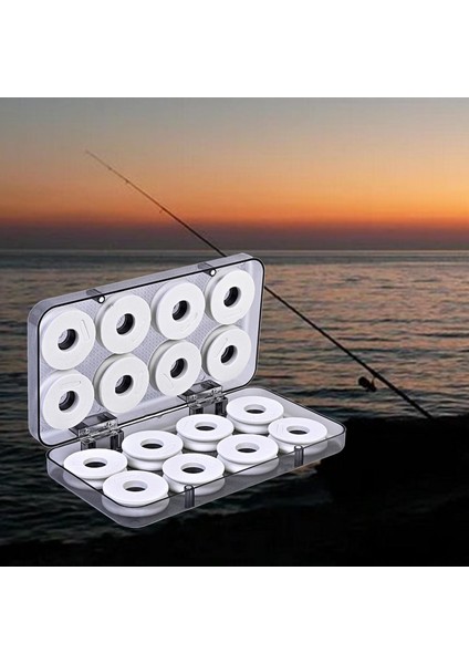 Balıkçılık Kutusu Sarma Tahtası Köpük Makaraları Dayanıklı 16PCS Köpük Makara Hediyesi indirimleri