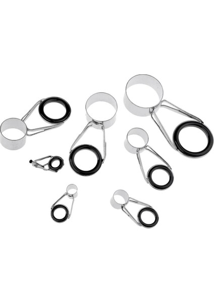 14PCS Balıkçılık Çubukları Kılavuz Ipuçları Balıkçılık Döküm Çubuğu Kılavuzları Göz Onarım Kiti (Yurt Dışından) modelleri